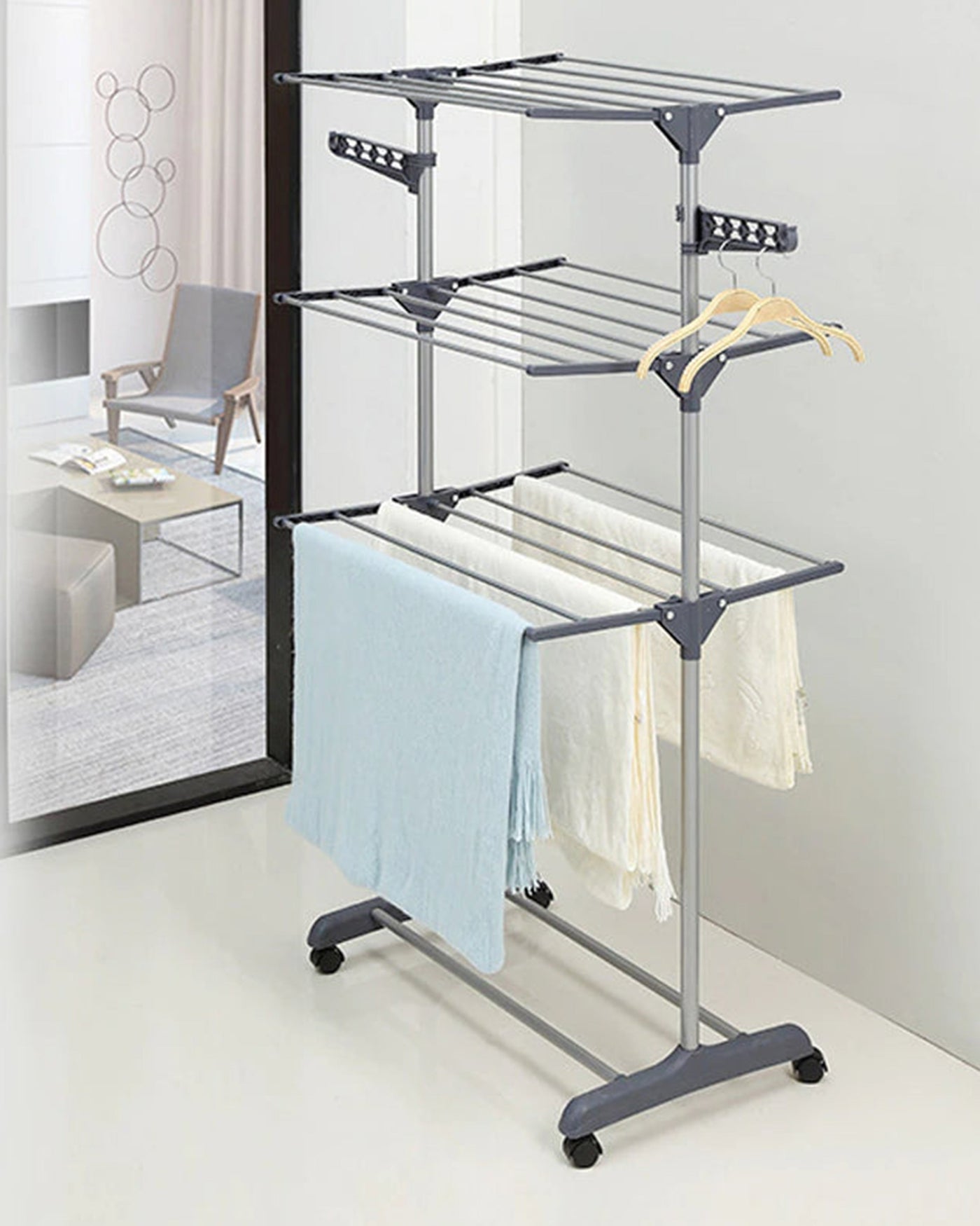 Floor-Standing Drying Rack