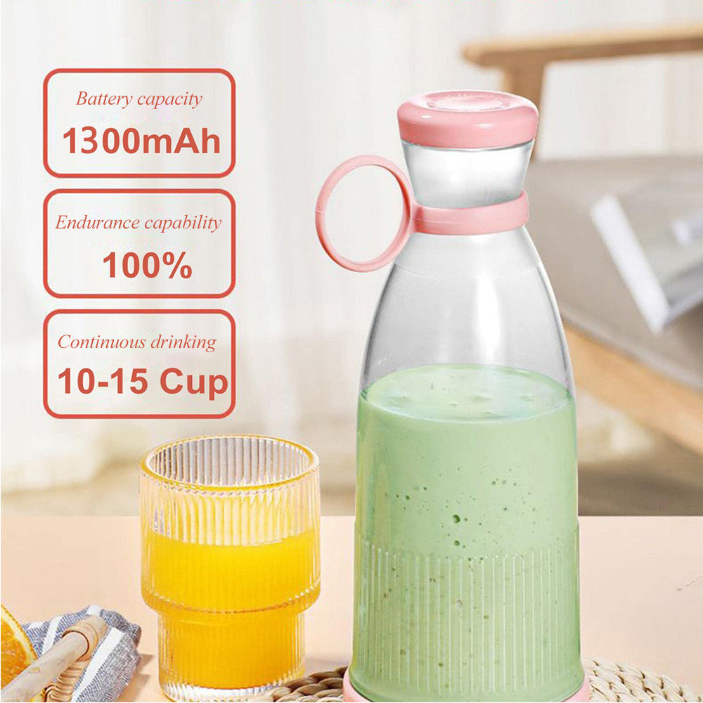 Electric Blender Bottle Juicer