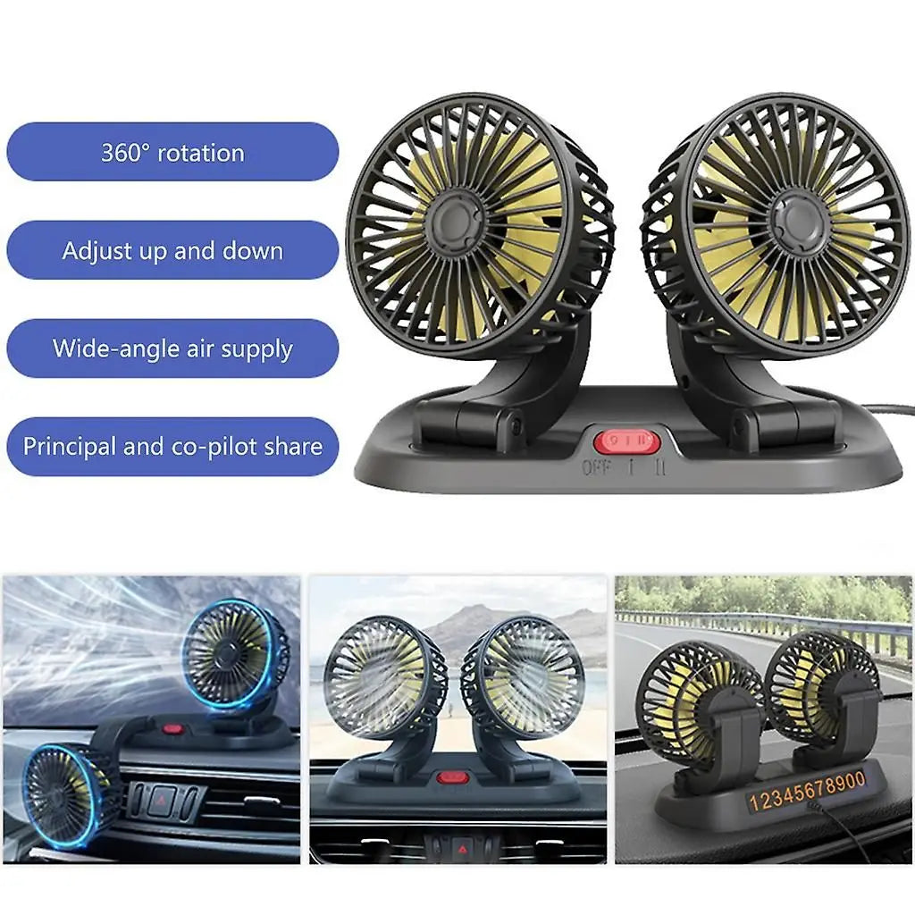 Mini Electric Car Fan
