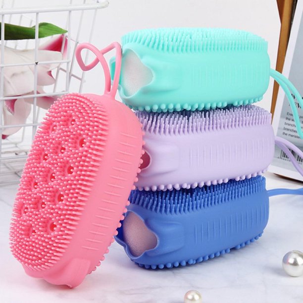 Household Bear Silicone Scrubbing Bath Brush