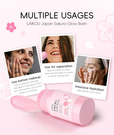 Glow Balm Moisturizing Stick Nourish & Smooth Skin Radiant Reduces Wrinkles Replenish Makeup